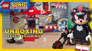 LEGO Shadow the Hedgehog Escape (76995) Unboxing, Speed Building and Review 2024 ASMR