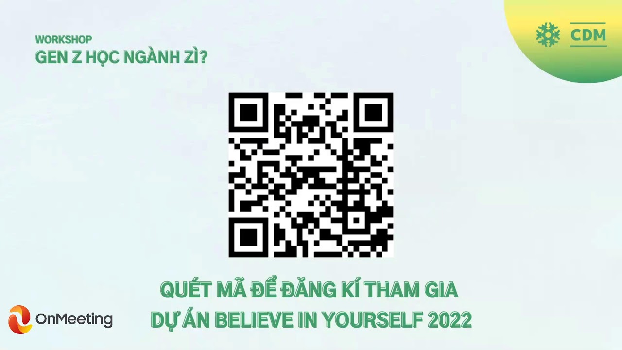 📢 LIVESTREAM WORKSHOP “GEN Z HỌC NGÀNH ZÌ?”