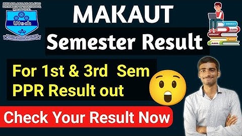 MAKAUT PPR Semester Result for 1st and 3rd semester out😱 #makaut