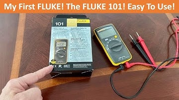 Got my first FLUKE!  The FLUKE 101.  Quick "Open Box" & How to Use The Multimeter Around the House