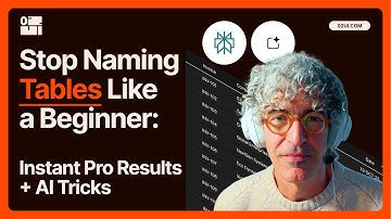 Stop Naming Tables Like a Beginner! Pro Figma Table Design With AI