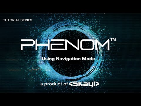 PHENOM Tutorial #4: Using Navigation Mode