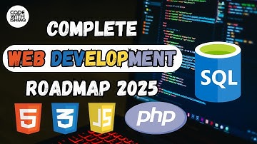 Web Development Roadmap 2025 | Full Stack Developer Guide (HTML, CSS, JavaScript, PHP, MySQL)