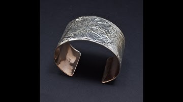 Melted Sterling Silver Cuff Bracelet Tutorial