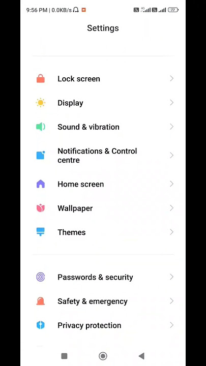 Default system launcher settings in poco, redmi #shorts