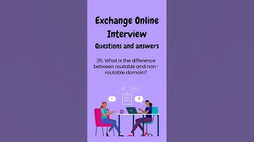 Exchange Online Interview question and answer #shorts #youtubeshorts #shortsfeed #career #interview