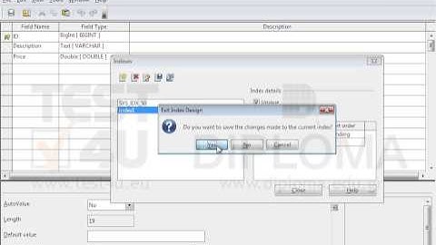 Set an index that will not allow duplicates in the Description field of the open table and...