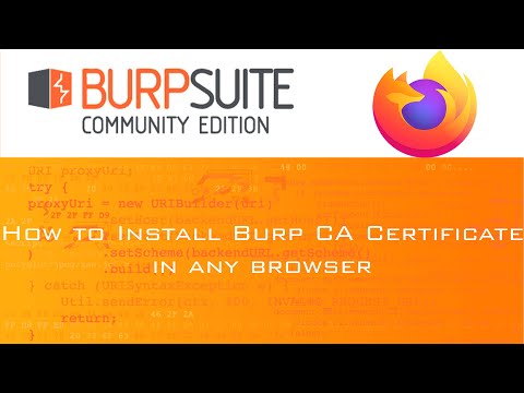 How to Install Burp Certificate in Firefox Browser