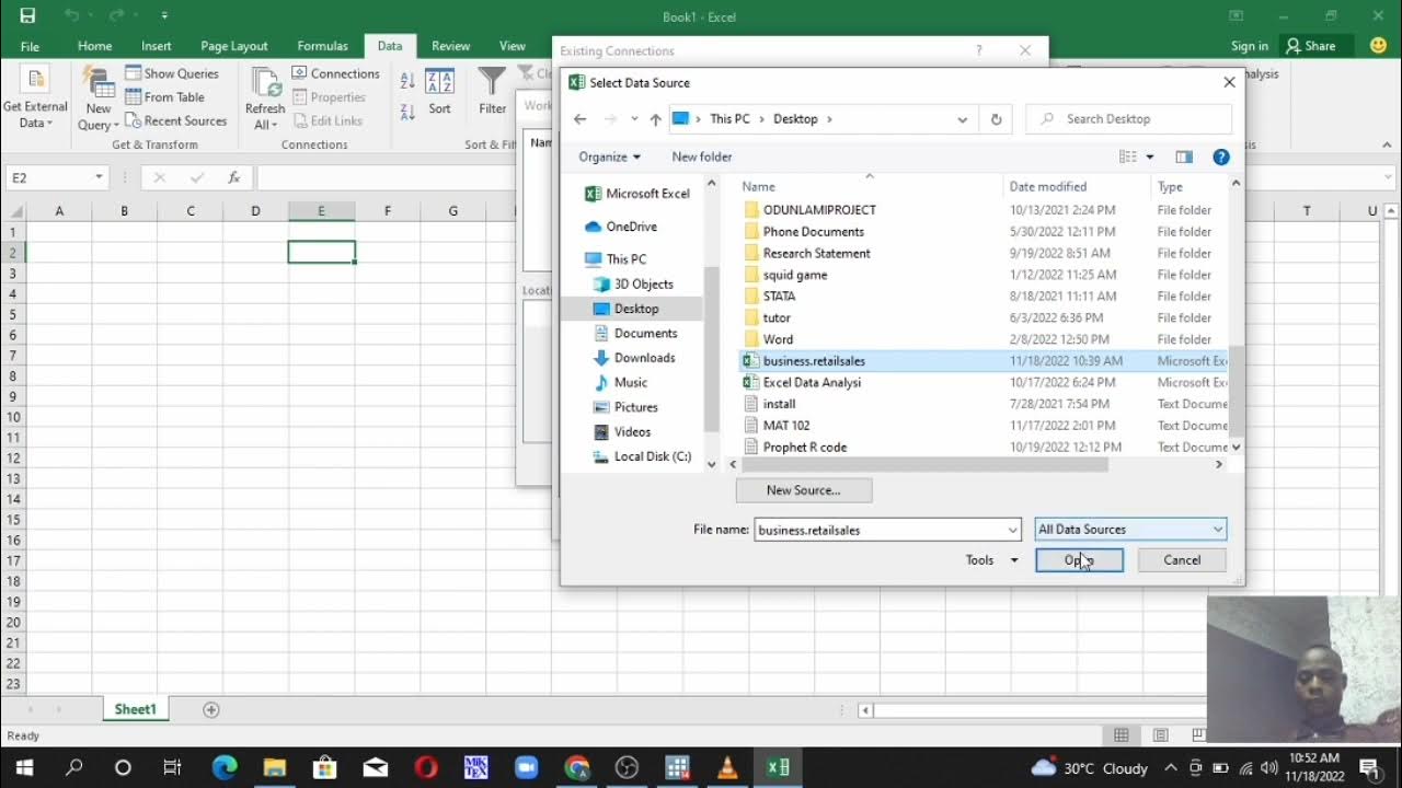 Importing Data into Excel - Lesson Two - YouTube