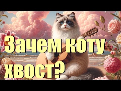 Зачем коту хвост? 🐈🐟🐊🐄Песня кота Мурзика