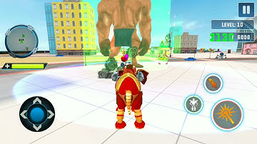 Elephant Robot Vs Lion Robot (Demon Mode) Gameplay 10