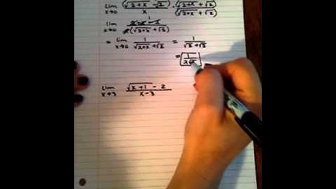 Limits Analytically Part 3: Conjugates
