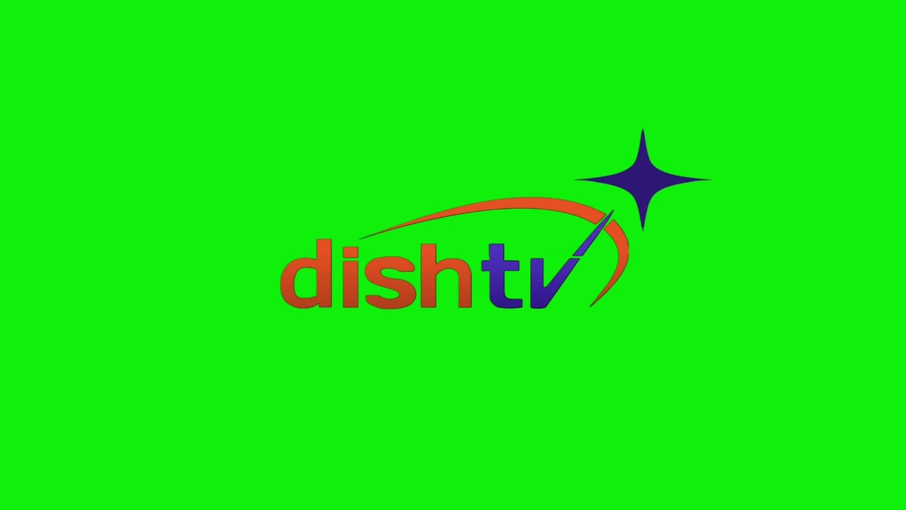 Dish Tv / New Logo / Rebranded / Green screen logo / 