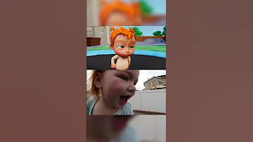 IRL Vs CARTOON MUSiC ViDEO Baby Adley Ride Or Die Throwback Fun Kid Sing Along 