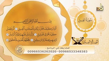 استمع لسورة الفيل برواية حفص عن عاصم مع الشيخ عبد الرؤوف علاونة
