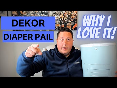 Видео: Можно ли использовать обычные мешки для мусора Dekor diaper pail?