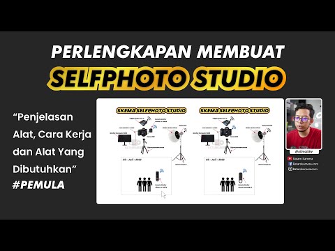 Cara Membuat Self Photo Studio - Alat Yang Dibutuhkan, Cara Kerja Kamera, Remote Shutter, Monitor TV