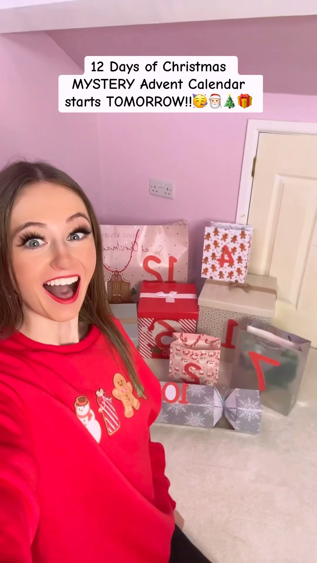 My *NEW* 12 Days of Christmas MYSTERY ADVENT CALENDAR 2024 begins!!????? (OMG!!!?) #Shorts
