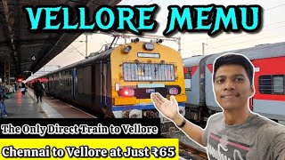 🚂VELLORE MEMU TRAIN TRAVEL VLOG!!! Chennai Beach to Vellore Cantonment | Fast Local | Naveen Kumar screenshot 3