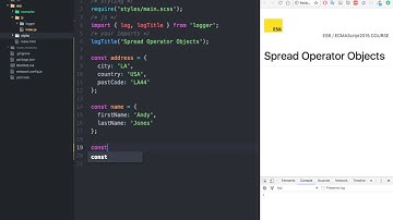 ES6 Spread on Objects