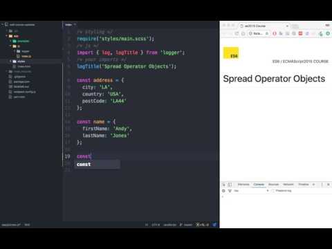 ES6 Spread on Objects