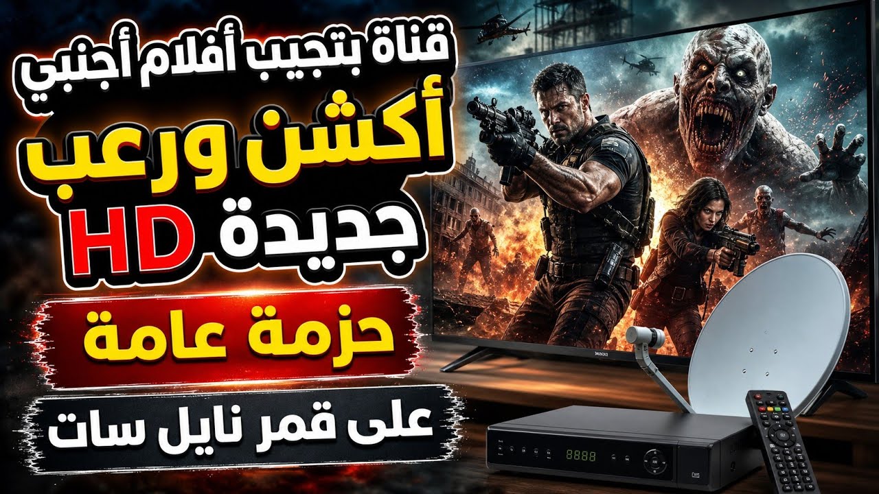 تردد قناة بتجيب افلام اجنبى جديدة  HD حزمة عامة على قمر نايل سات 