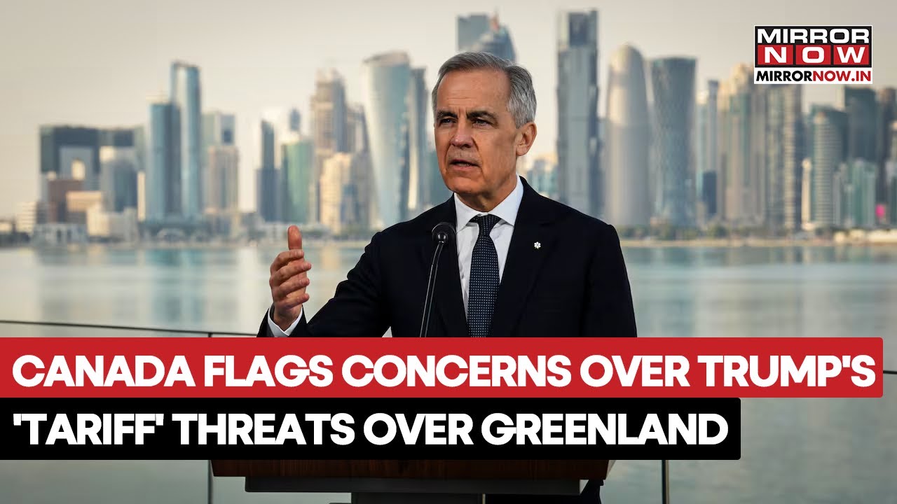 Canada Flags Concerns Over Trump's 'Tariff' Threats Over Greenland; US Imposes Tariffs On 8 Nations