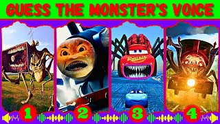 Guess Monster Voice MegaHorn, Spider Thomas, McQueen Eater, Choo Choo Charles Coffin Dance