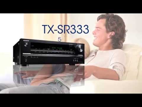 Onkyo TX-SR333 5.1-Channel Home Theater Receiver with Bluetooth