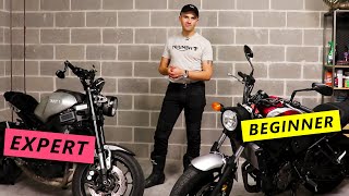 Yamaha XSR700 vs XSR900! (Beginner Riders Beware...)