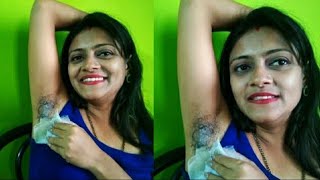 Step By Step Underarm Hair Waxing Process Video