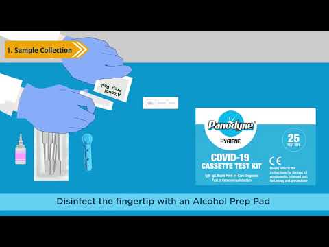 How to use the Panodyne COVID 19 Antibody Test Kit - video from UK Office Direct