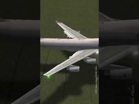 Old UATC Gaming Unmatched Air Traffic Control Cathay B747 Landing with Flaps Down #Shorts