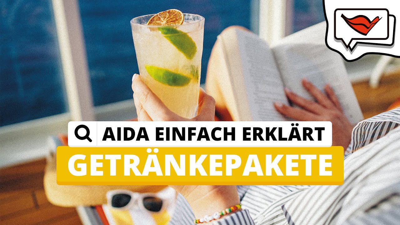 Getränkepakete | AIDA einfach erklärt 💡