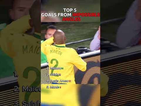Top 5 Goals From Impossible Angles