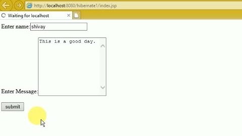 Simple Hibernate Program | Basic Form with JSP and Hibernate | With full source code and steps.