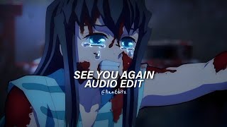 See You Again - Wiz Khalifa Ft. Charlie Puth [Edit ]「Use Headphones 🎧」 Resimi