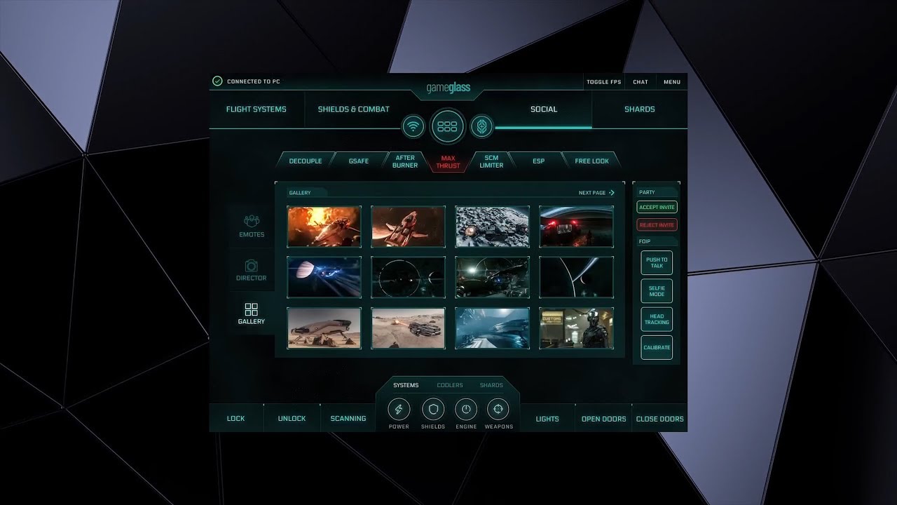 GameGlass ap for StarCitizen. –