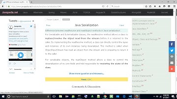 Difference between readResolve and readObject methods in Java serialization. | javapedia.net