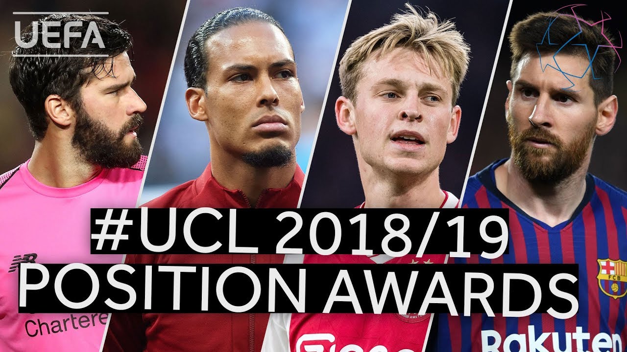 2018/19 Champions League Positional Awards: Who lead the facts and  figures?