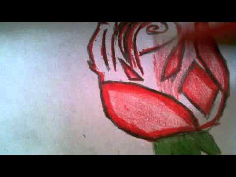 how to draw a perfect rose youtube