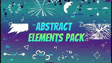 🧩 2D FX Abstract Elements: The Universe | Green Screen