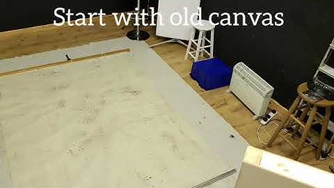 Hand painted canvas backdrop DIY photography project