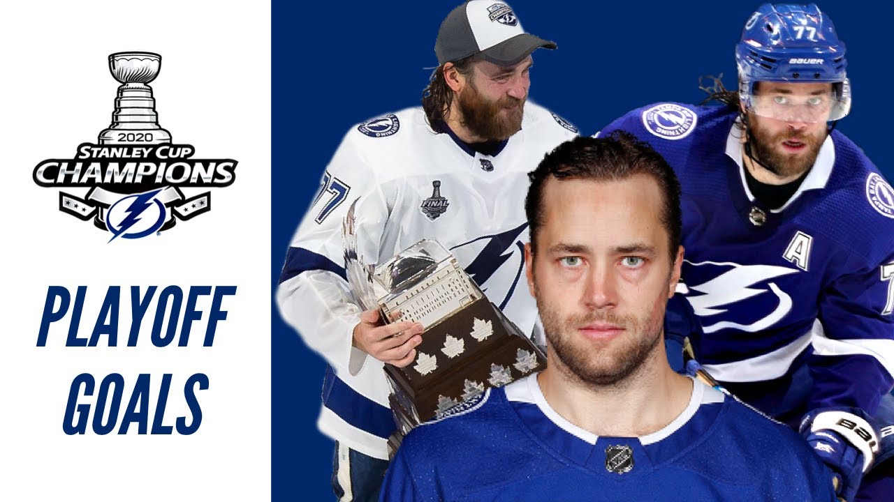 Tampa Bay Lightning's Victor Hedman With Conn Smythe and 