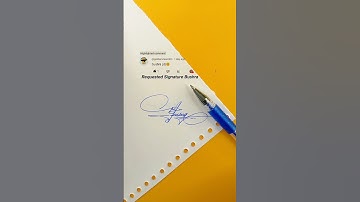 Bushra Signature Design | How To Sign The Letter B #shorts