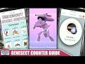 THE *BURN DRIVE GENESECT* COUNTER GUIDE! 100 IVs, MOVESET & WEAKNESS - BUG STEEL | Pokémon Go