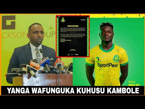 Rasmi Uongozi Wa YANGA Watoa Tamko Watangaza KUMTEMA KAMBOLE Sababu Hizi INJINIA Athibitisha Hili 