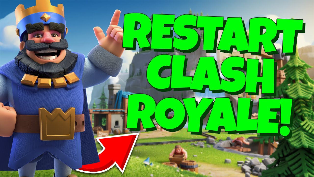 How To Restart Your Clash Royale Account - Reset Clash Royale Tutorial