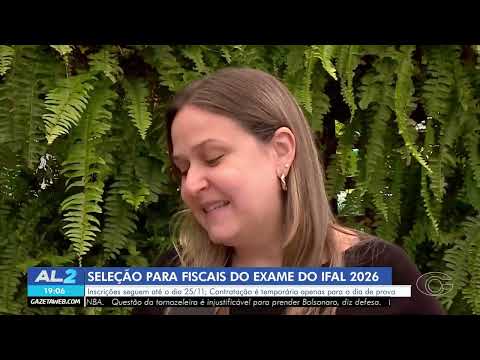 Fundepes e Copeve abrem seleção para fiscais do Exame do Ifal - 22/11/2025