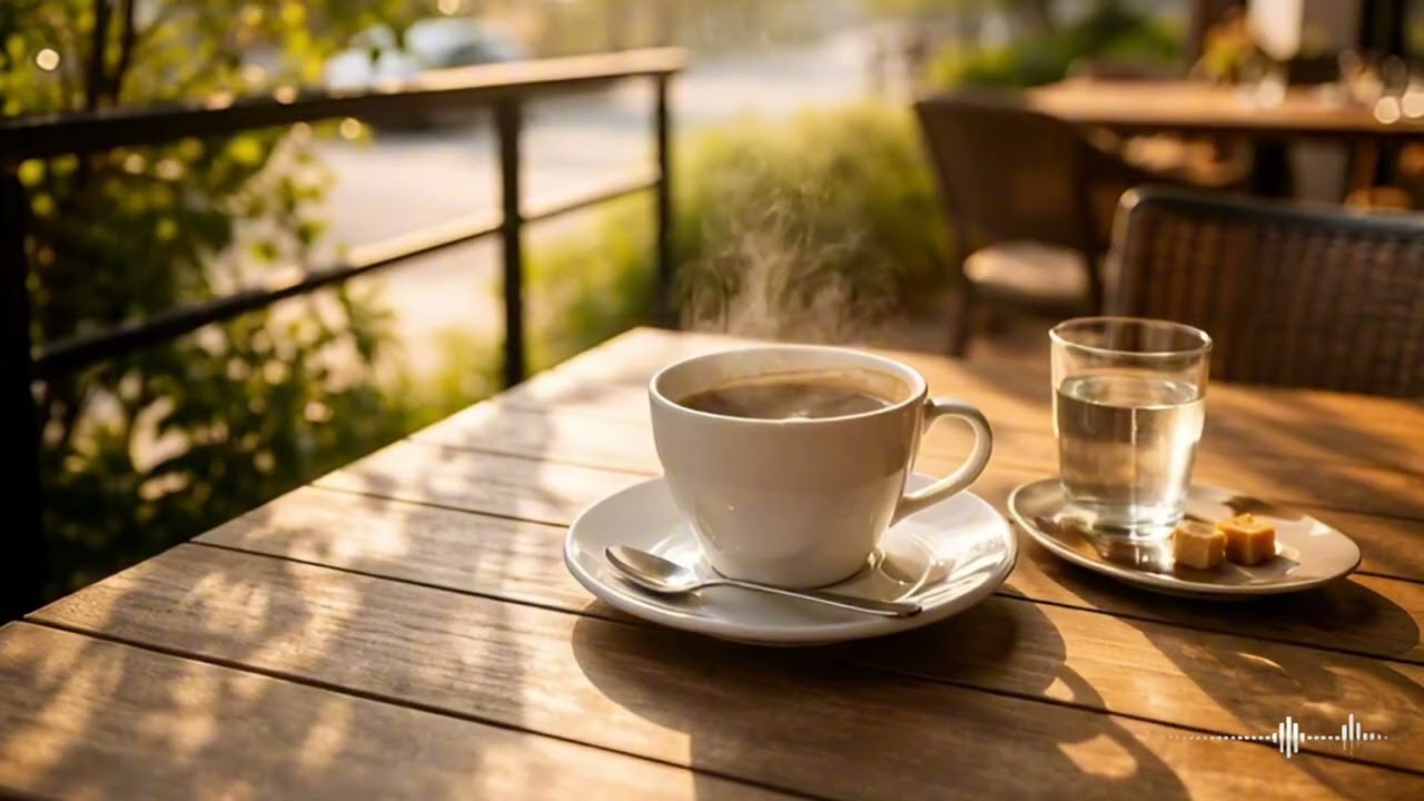 Morning Terrace Coffee | 아침 카페 테라스 커피한잔 감성 무드